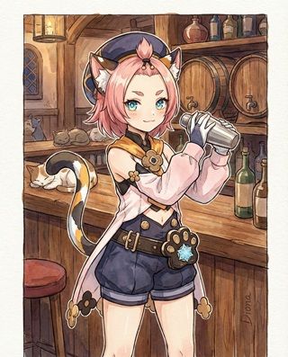 Diona Genshin Impact Character Art